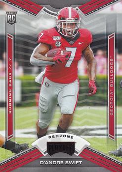 2020 Panini Chronicles Draft Picks - Playoff Draft Picks Red Zone #6 D'Andre Swift Front