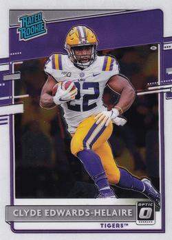 2020 Panini Chronicles Draft Picks - Donruss Optic Rated Rookies Draft Picks #18 Clyde Edwards-Helaire Front