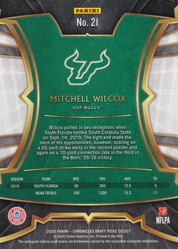 2020 Panini Chronicles Draft Picks - Select Draft Picks #21 Mitchell Wilcox Back