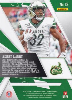 2020 Panini Chronicles Draft Picks - Phoenix Draft Picks #12 Benny LeMay Back
