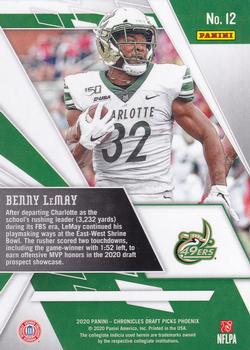 2020 Panini Chronicles Draft Picks - Phoenix Draft Picks Red #12 Benny LeMay Back