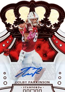 2020 Panini Chronicles Draft Picks - Crown Royale Draft Picks Signatures #61 Colby Parkinson Front