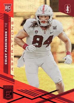 2020 Panini Chronicles Draft Picks - Elite Rookies Aspirations #16 Colby Parkinson Front
