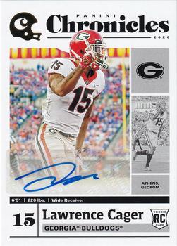 2020 Panini Chronicles Draft Picks - Chronicles Draft Picks Signatures #8 Lawrence Cager Front