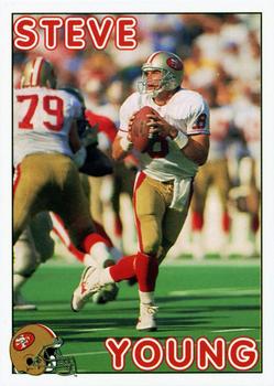 1992 San Francisco 49ers Police #9 Steve Young Front