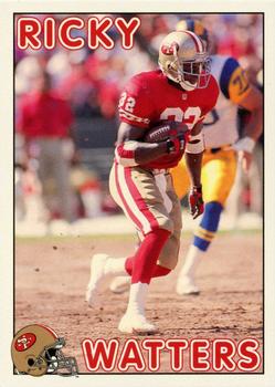 1992 San Francisco 49ers Police #25 Ricky Watters Front
