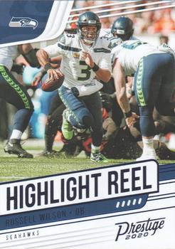 2020 Panini Prestige - Highlight Reel Xtra Points Blue #HR-RW Russell Wilson Front
