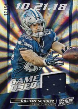 2019 Panini Day - Game Dated Materials #DS Dalton Schultz Front