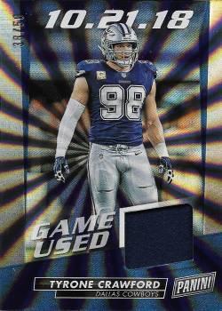 2019 Panini Day - Game Dated Materials #TC Tyrone Crawford Front