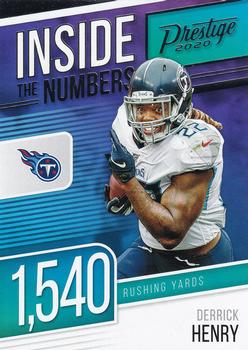 2020 Panini Prestige - Inside the Numbers #IN-DH Derrick Henry Front