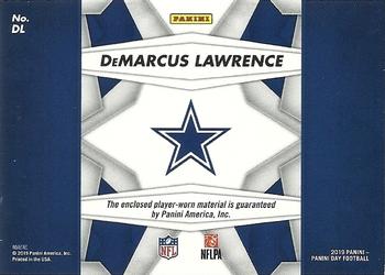 2019 Panini Day - Materials Cracked Ice #DL DeMarcus Lawrence Back