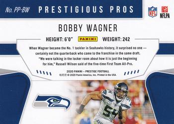 2020 Panini Prestige - Prestigious Pros #PP-BW Bobby Wagner Back