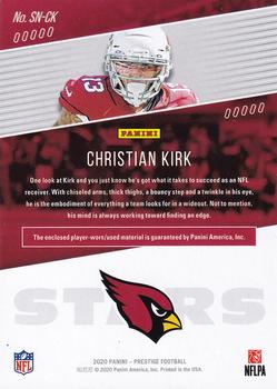 2020 Panini Prestige - Stars of the NFL #SN-CK Christian Kirk Back