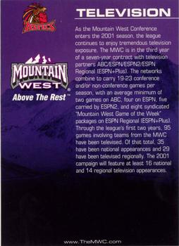 2001 Mountain West Conference #NNO Television Back
