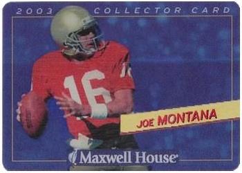 2003 Maxwell House #NNO Joe Montana / Jerry Rice Front