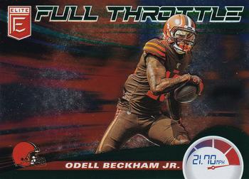 2020 Donruss Elite - Full Throttle Green #4 Odell Beckham Jr. Front