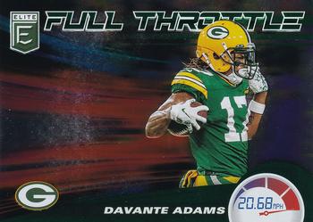 2020 Donruss Elite - Full Throttle Green #17 Davante Adams Front
