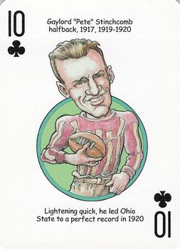 2005 Hero Decks Ohio State Buckeyes Football Heroes Playing Cards #10♣ Gaylord Stinchcomb Front