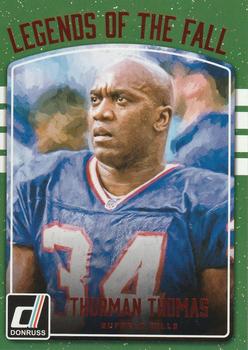 2016 Donruss - Legends of the Fall Red Foil #16 Thurman Thomas Front