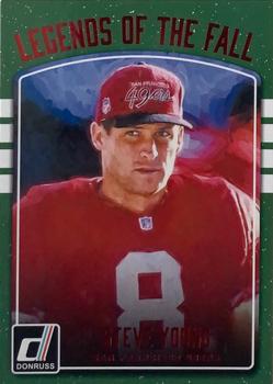 2016 Donruss - Legends of the Fall Red Foil #24 Steve Young Front