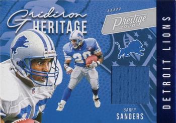 2020 Panini Prestige - Gridiron Heritage Xtra Points Blue #GH-BS Barry Sanders Front