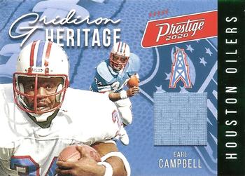 2020 Panini Prestige - Gridiron Heritage Xtra Points Green #GH-EC Earl Campbell Front