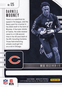 2020 Panini Absolute #125 Darnell Mooney Back