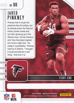2020 Panini Absolute #166 Jared Pinkney Back