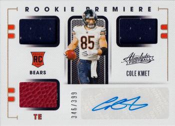2020 Panini Absolute #232 Cole Kmet Front