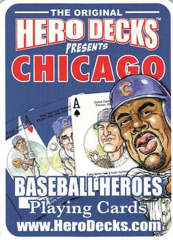 2008 Hero Decks Chicago Bears Football Heroes Playing Cards #NNO HeroDecks.com Front