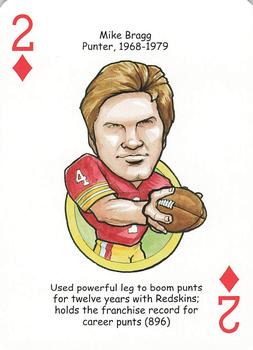 2006 Hero Decks Washington Redskins Football Heroes Playing Cards #2♦ Mike Bragg Front