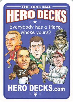 2016 Hero Decks Oakland Raiders Football Heroes Playing Cards #NNO HeroDecks.com Front