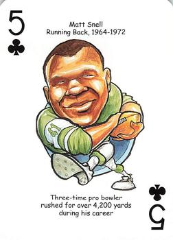 2006 Hero Decks New York Jets Football Heroes Playing Cards #5♣ Matt Snell Front