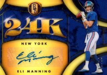 2020 Panini Gold Standard - 24K Autographs #24K-12 Eli Manning Front