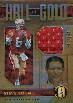 2020 Panini Gold Standard - Hall of Gold Threads #HOF11 Steve Young Front