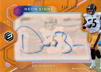 2020 Panini Elements - Neon Signs Orange #NS-DB Devin Bush II Front