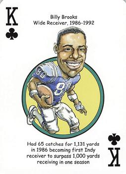 2014 Hero Decks Indianapolis Colts Football Heroes Playing Cards #K♣ Billy Brooks Front