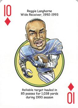 2014 Hero Decks Indianapolis Colts Football Heroes Playing Cards #10♦ Reggie Langhorne Front