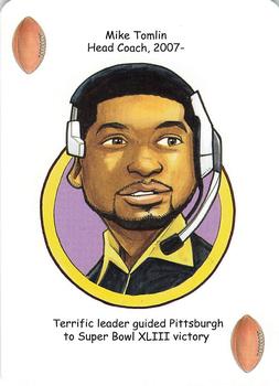 2019 Hero Decks Pittsburgh Steelers Football Heroes Playing Cards #NNO Mike Tomlin Front