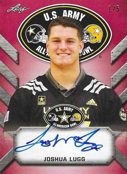 2017 Leaf Metal U.S. Army All-American Bowl - Tour Autographs Red #ATA-JL2 Joshua Lugg Front