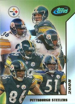 2005 Topps eTopps - Team Cards #TC12 Pittsburgh Steelers Front