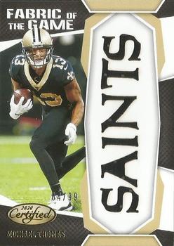 2020 Panini Certified - Fabric of the Game #FG-MT Michael Thomas Front