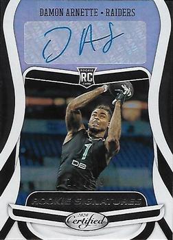 2020 Panini Certified - Rookie Signatures #RS-DA Damon Arnette Front