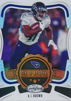 2020 Panini Certified - Seal of Approval #SA-AB A.J. Brown Front