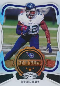 2020 Panini Certified - Seal of Approval #SA-DH Derrick Henry Front