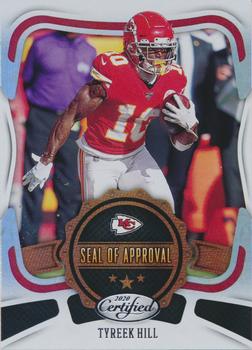 2020 Panini Certified - Seal of Approval #SA- Tyreek Hill Front