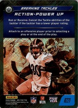 2020 Panini NFL Five - Foil #R221 Breaking Tackles Front
