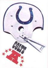 1983 Kellogg's Touchdown Game Stickers #NNO Baltimore Colts Front