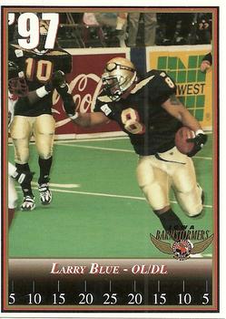 1997 Iowa Barnstormers (AFL) #8 Larry Blue Front