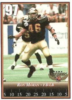 1997 Iowa Barnstormers (AFL) #21 Ron Moran Front
